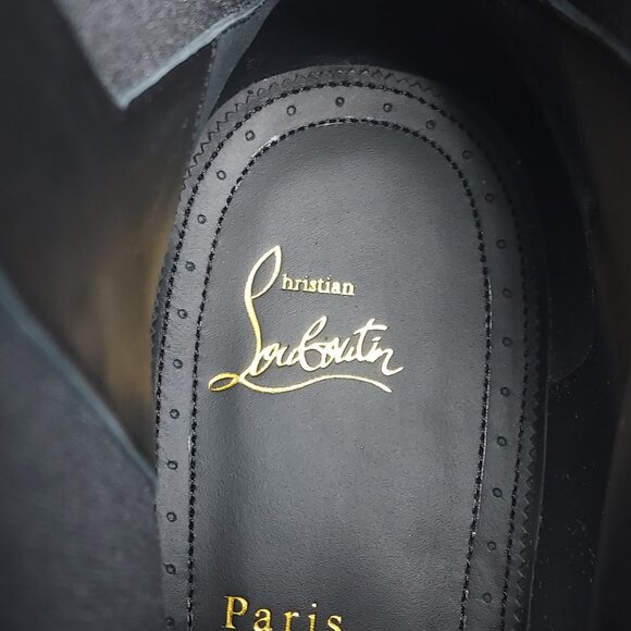 Christian Louboutin MENS Black Boabi Leather Chelsea Boot - Picture 4 of 10